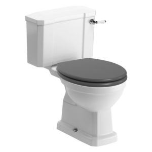 Bathrooms To Love Sherbourne WC & Grey Soft Close Seat