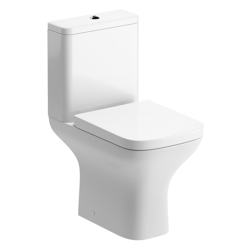 Bathrooms To Love Cedarwood Open Back Toilet with Wrapover Seat
