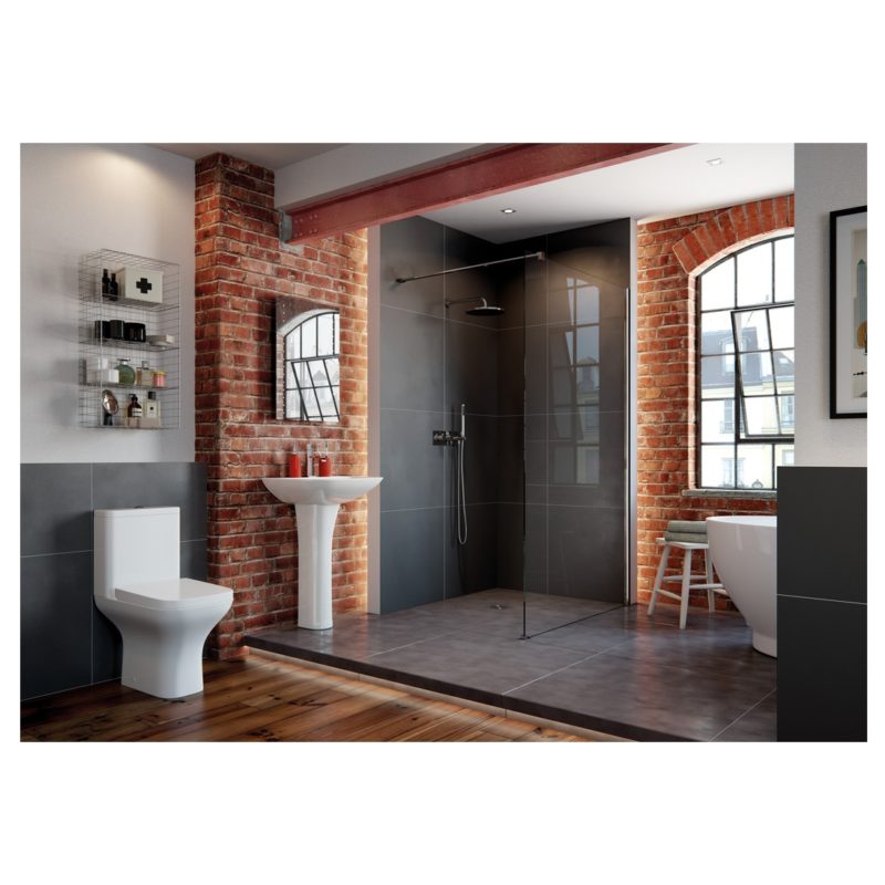 Bathrooms To Love Cedarwood Fully Shrouded Toilet with Wrapover Seat