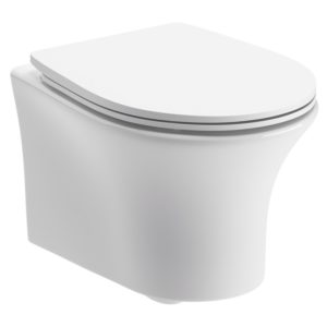 Bathrooms To Love Sandro Rimless Wall Hung WC & Soft Close Seat
