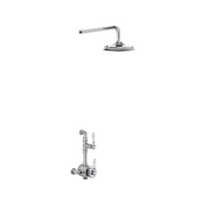 Burlington Stour Exposed Thermostatic Shower with 6" Rose