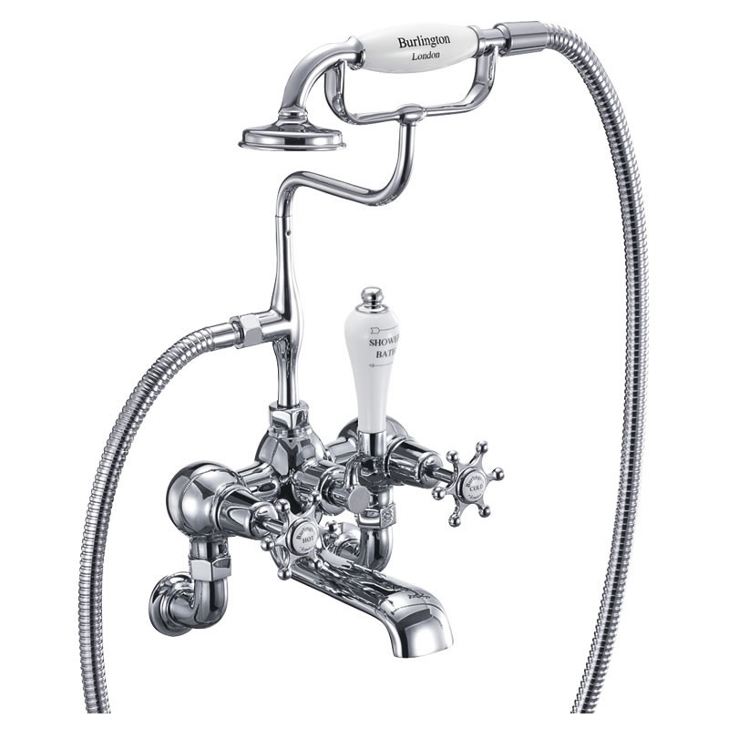 Burlington Birkenhead Wall Mounted Bath Shower Mixer BI17