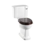 Burlington Regal Close Coupled Toilet with 44cm Push Button Cistern