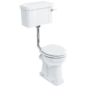 Burlington Regal Low Level Toilet, 52cm Lever Cistern