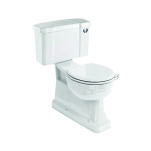 Burlington S Trap Close Coupled Toilet with 44cm Push Button Cistern
