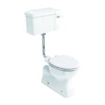 Burlington S Trap Low Level Toilet with 52cm Lever Cistern