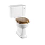 Burlington Standard Close Coupled Toilet with Push Button Cistern