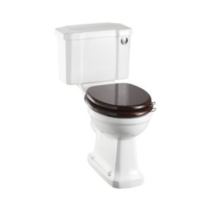 Burlington Standard Close Coupled Toilet with Push Button Cistern