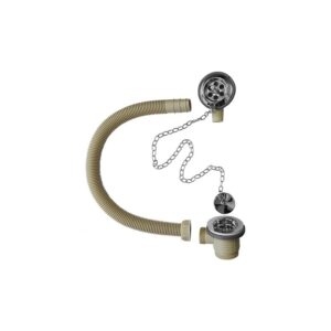 Cifial Bath Waste Plug & Chain Chrome