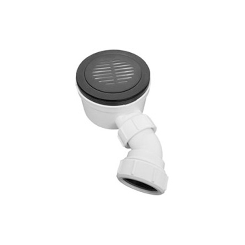 Cifial Matt Black 90mm Shower Waste 040614