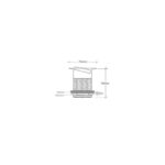 Cifial Unslotted Spin-Flow Bath Waste Chrome