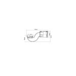 Cifial Exposed Bath Trap Chrome