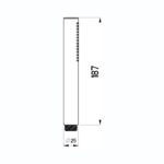 Cifial Technovation Metal Flexi Shower Handset Chrome