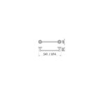 Cifial Edwardian Towel Bar 450mm Chrome