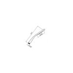 Cifial 100mm Single Function Shower Handset Matt Black