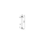 Cifial 100mm Square Ceiling Shower Arm
