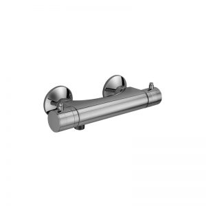 Cifial Mini Round Exposed Thermostatic Bar Valve Chrome