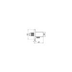 Cifial Quadra Combined Wall Outlet & Park Bracket Chrome