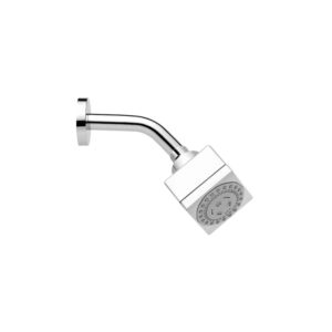 Cifial Quadrado 68mm Shower Head with 118mm Wall Arm Chrome