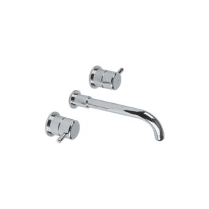 Cifial Technovation 35 3 Hole Wall Basin Mixer Tap Chrome
