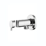 Cifial Douche Combined Wall Outlet, Bracket & Stop Valve Chrome