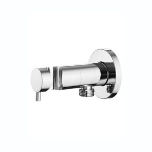 Cifial Douche Combined Wall Outlet, Bracket & Stop Valve Chrome