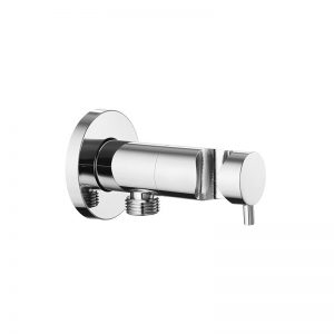 Cifial Douche Combined Wall Outlet, Bracket & Stop Valve Chrome