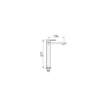 Cifial TH251 Tall Mono Basin Mixer Chrome