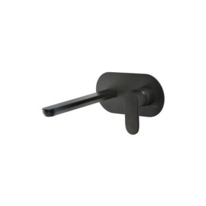 Cifial Black 2 Hole Wall Basin Mixer