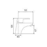 Cifial Image Mono Basin Mixer Tap Chrome