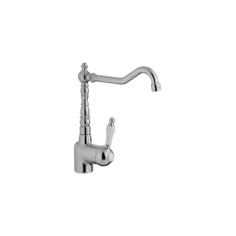 Cifial KT99 Traditional Kitchen Tap with Swivel Spout Chrome