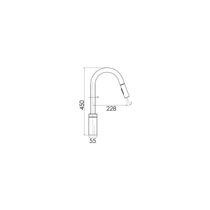 Cifial KT03 Kitchen Tap Chrome