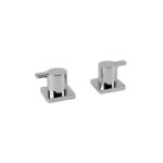 Cifial Coule Pair of Deck Bath Valves Chrome