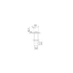 Cifial Black Deck Bath Valves Pair