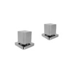 Cifial Cudo Pair 3/4" Deck Bath Valves Chrome