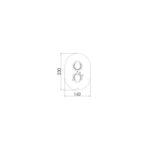Cifial Viva Thermostatic Valve Chrome