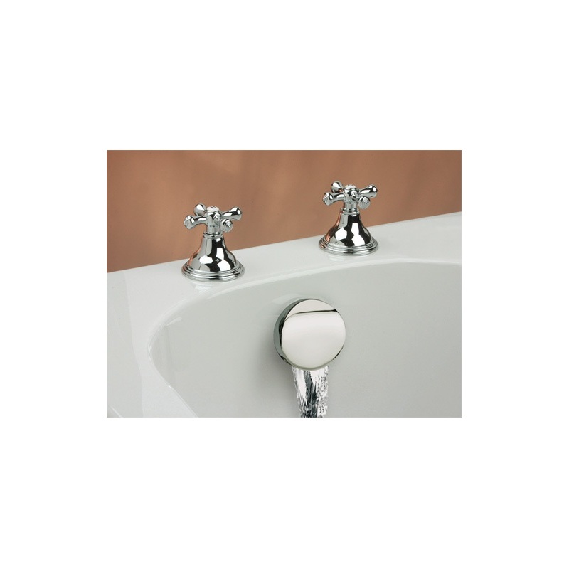Cifial Edwardian Deck Bath Valves & Aqua Filler Chrome