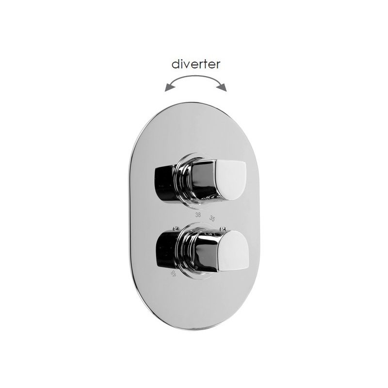 Cifial Emmie Thermostatic Shower Valve with Diverter