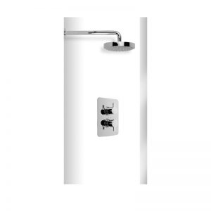Cifial Coule Thermostatic Fixed Shower Kit Chrome