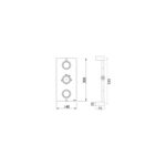 Cifial Technovation 465 Thermostatic Flexi/Bath Filler Kit