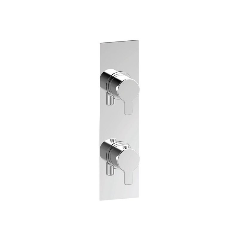 Cifial Slim Coule Thermostatic Shower Valve, 1 Outlet