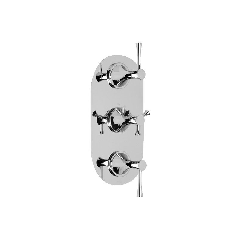 Cifial Brookhaven Lever 3 Control Thermostatic Valve Chrome