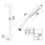 Cifial Air Dual Deluxe Flexi Slider Bar Kit Chrome