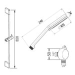Cifial Air Dual Economy Flexi Slider Bar Kit Chrome