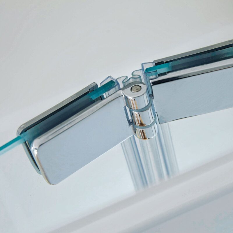 Scudo Bifold 900mm Semi Frameless Shower Door