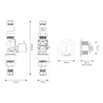 Cistermiser Direct Flush Discreet Urinal Sensor Valve