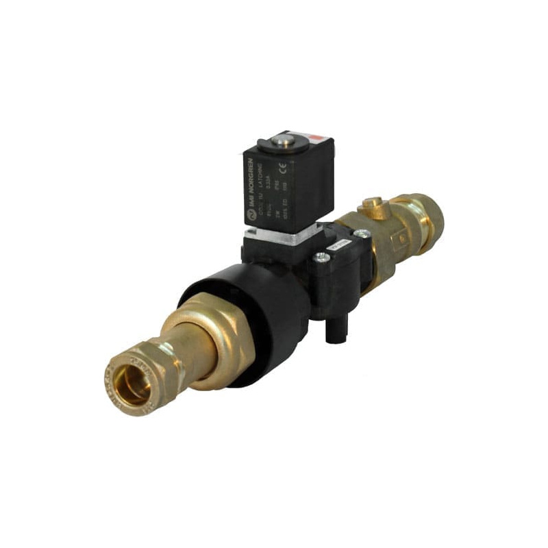 Cistermiser Direct Flush Solenoid Valve 15mm with Pipe Interrupter & Fittings