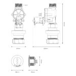 Cistermiser Easyflush Direct Wave Sensor Mains WC Flush Valve