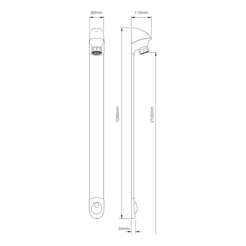 Cistermiser Vecta+ Mechanical Shower Panel