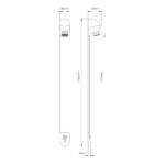 Cistermiser Vecta+ Sensor Shower Panel